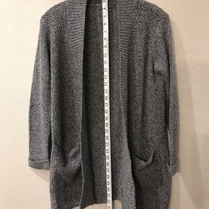 Gray cardigan